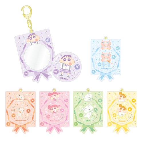 クレヨンしんちゃん 缶バッジ＆ホルダーセット（ランダム6種） ゆめ